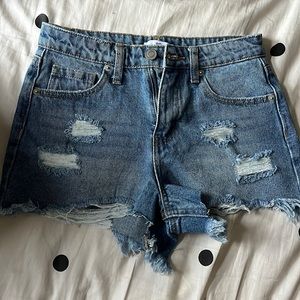 BR High Waisted Jean Shorts